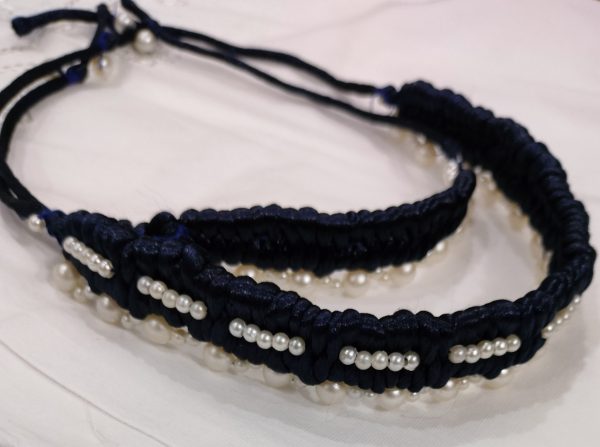Handmade Macramé Thread Choker and Bracelet - Image 6