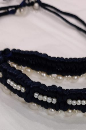 Handmade Macramé Thread Choker and Bracelet