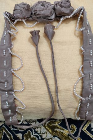Brown Handmade Fabric Belt for Women