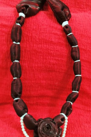 Brown Handmade Silk Rani Haar