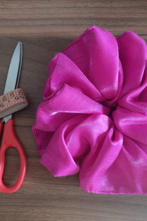 Oversized Organza Scrunchie - Rani Color