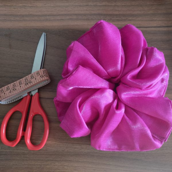 Oversized Organza Scrunchie - Rani Color