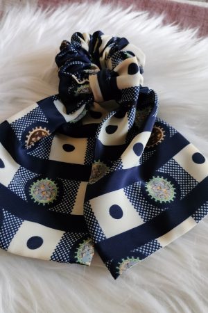 Handcrafted Multicolor Satin Fabric Bow Tie - Small Bow