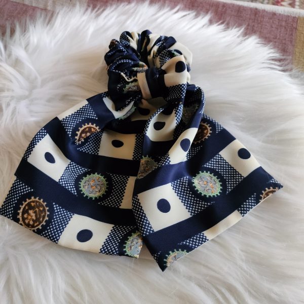 Handcrafted Multicolor Satin Fabric Bow Tie - Small Bow