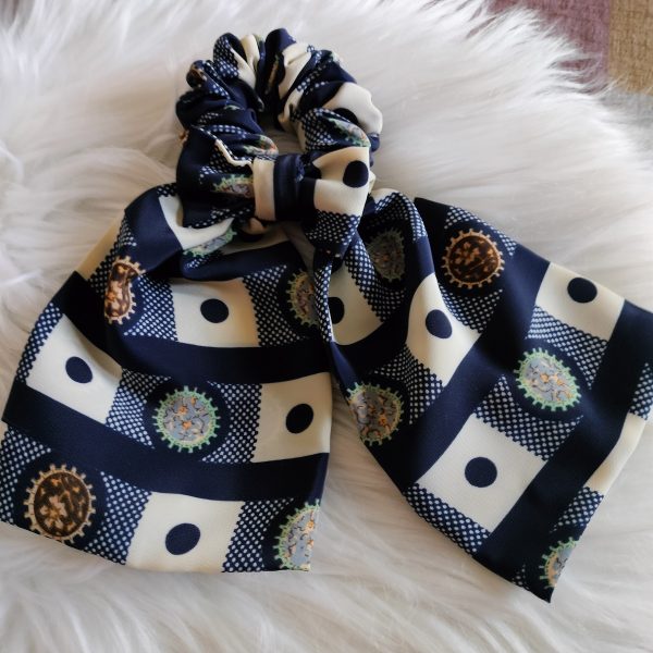 Handcrafted Multicolor Satin Fabric Bow Tie - Small Bow - Image 2